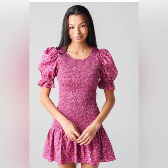 LoveShackFancy Lupa Floral Dress - Picture 1 of 2